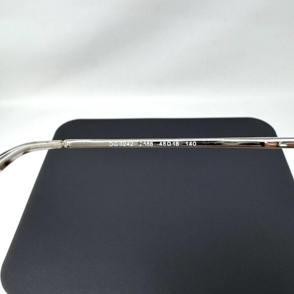DOLCE & GABBANA Eyeglasses DG 3242 2888 Frames  48 [] 18 140 Flex Hinges Italy - Picture 6 of 11